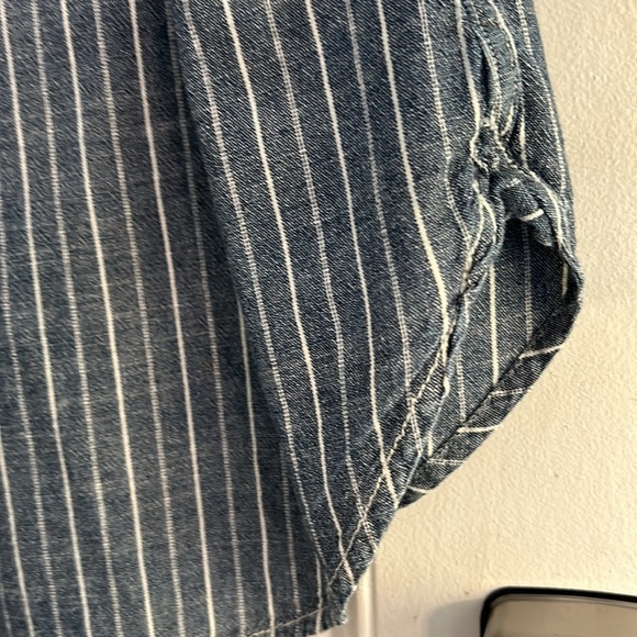 LAUREN RALPH LAUREN COTTON BUTTON DOWN SHIRT LARGE - Picture 5 of 12